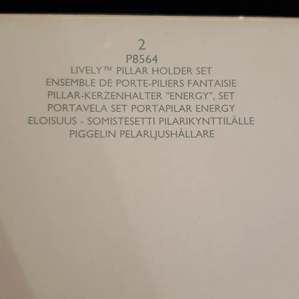Vintage PartyLite Lively Pillar Holder 2 Pc Set - Picture 10 of 10